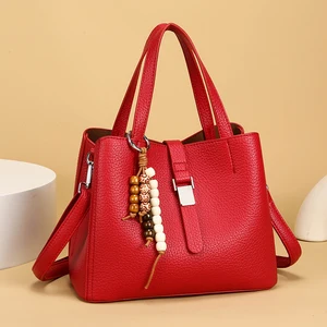 High Quality Ladies Summer Brand Tote Crossbody Messenger Shoulder Bag Handbag with Chains Zipper Closure Waterproof for Women