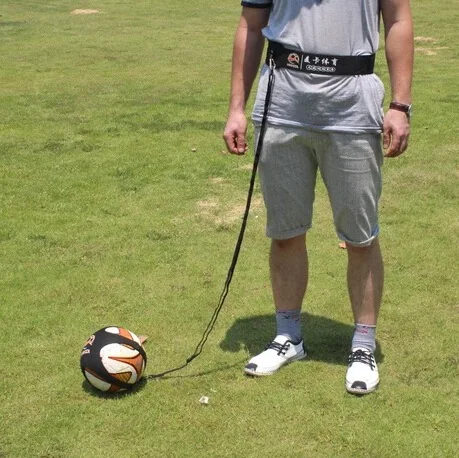 Outdoor Elastic String Ball Trainer Control Skills Solo Soccer Training Waist Belt Solo Kick Football Soccer Trainer