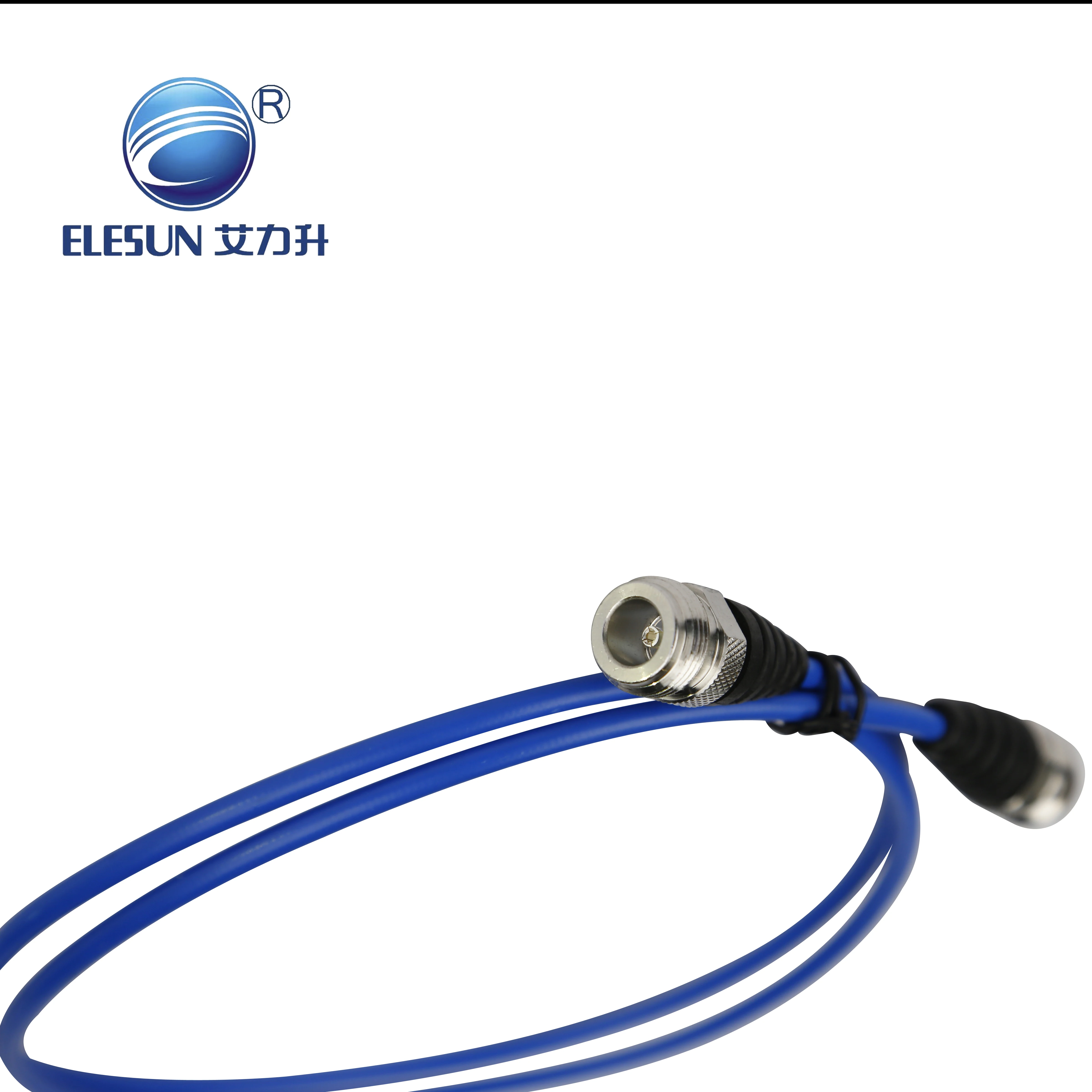 Semi flexible RG402 SF250 cable FEP jacket with N connector for cable assembly