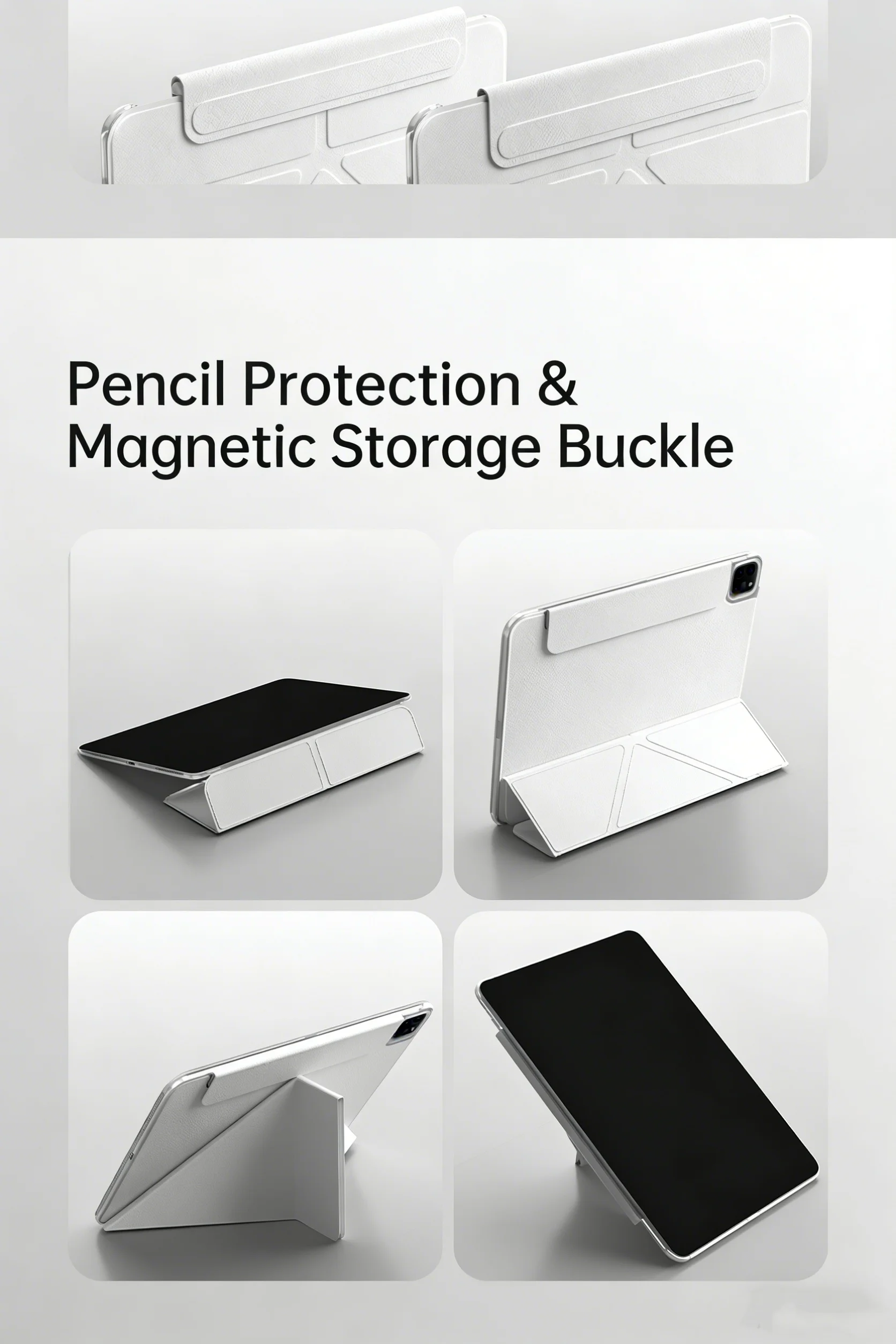 product magnetic pc leather case with ultra slim lightweight shockproof anti stain cover anti bend drop proof cover for ipad 11 a16-11