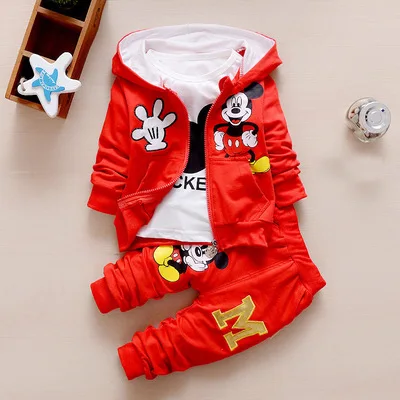 Children’s Clothing 1-3 Years Old Boy Spring And Autumn Three-piece Suit Foreign Style Autumn Baby Autumn Suit Kid Clothes