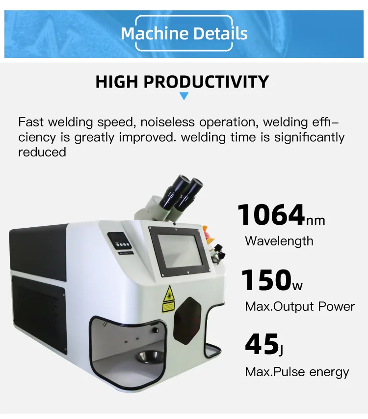 100W Mini Desktop YAG Laser Welding Machine Gold Silver Stainless Steel Repair Metal Laser Welder Jewelry Soldering Machine