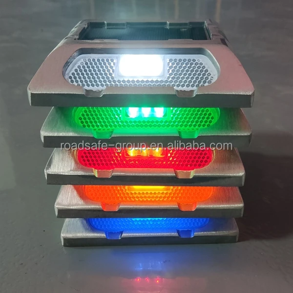 Solar Road Stud Flashing Light Led Driveway Markers Road Studs