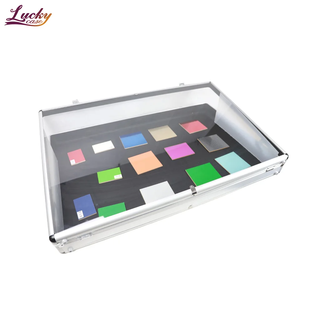 Aluminum Glass Top Display Locking Travel Table Counter Top Case Buy