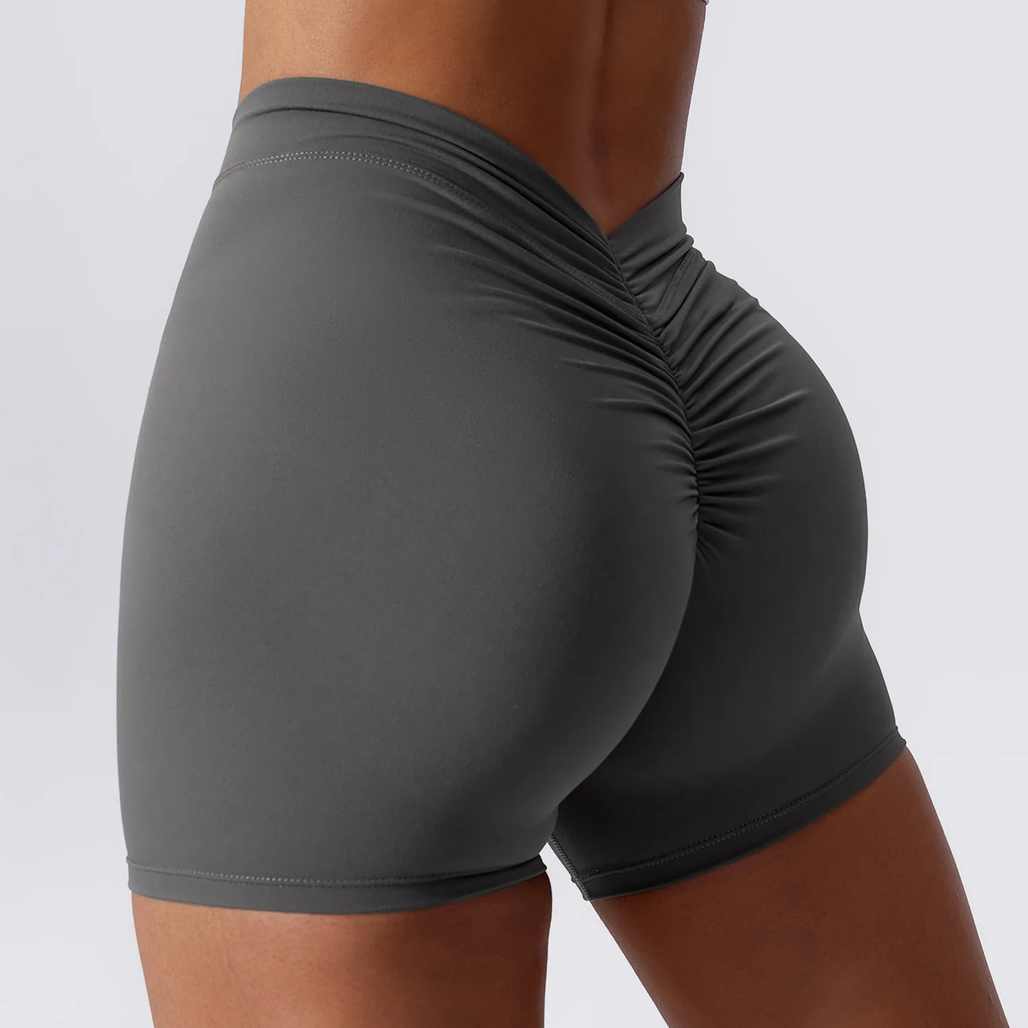 2023 High Waist Workout Yoga Shorts Seamless Fitness Butt Lifting Biker