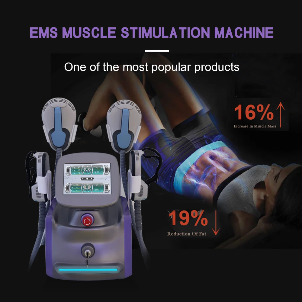 Electro Muscle Stimulation EMS Slimming Machine Muscles Stimulator Muscle  Tighten Fat Loss Device Professional 4 Handles Body Scuplting Beauty  Equipment From Bellezastar, $2,773.9