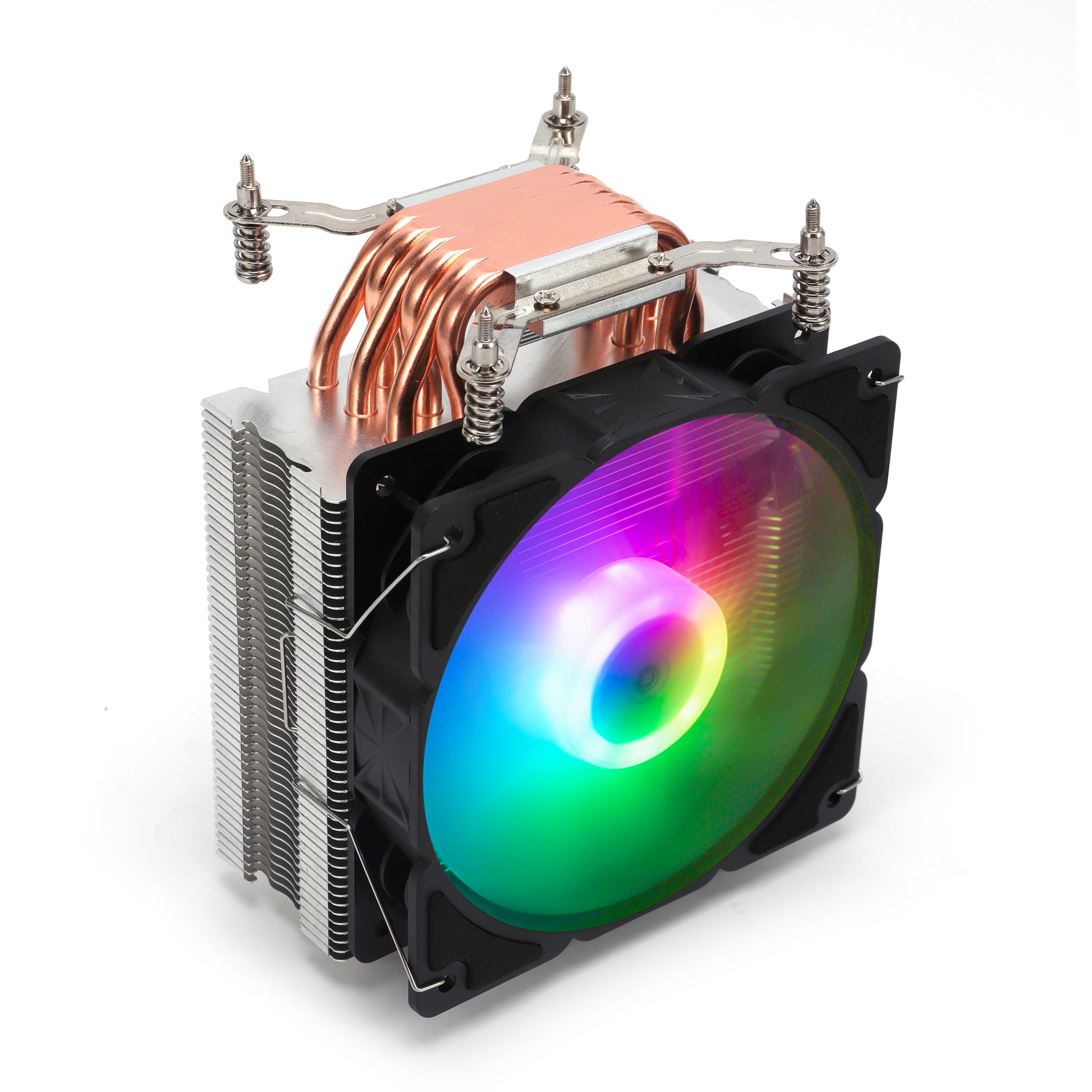 6 Copper Heat Pipes Argb Cpu Air Cooler With Fans 120mm For Intel Lga ...