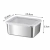 Transparent lid lunch box