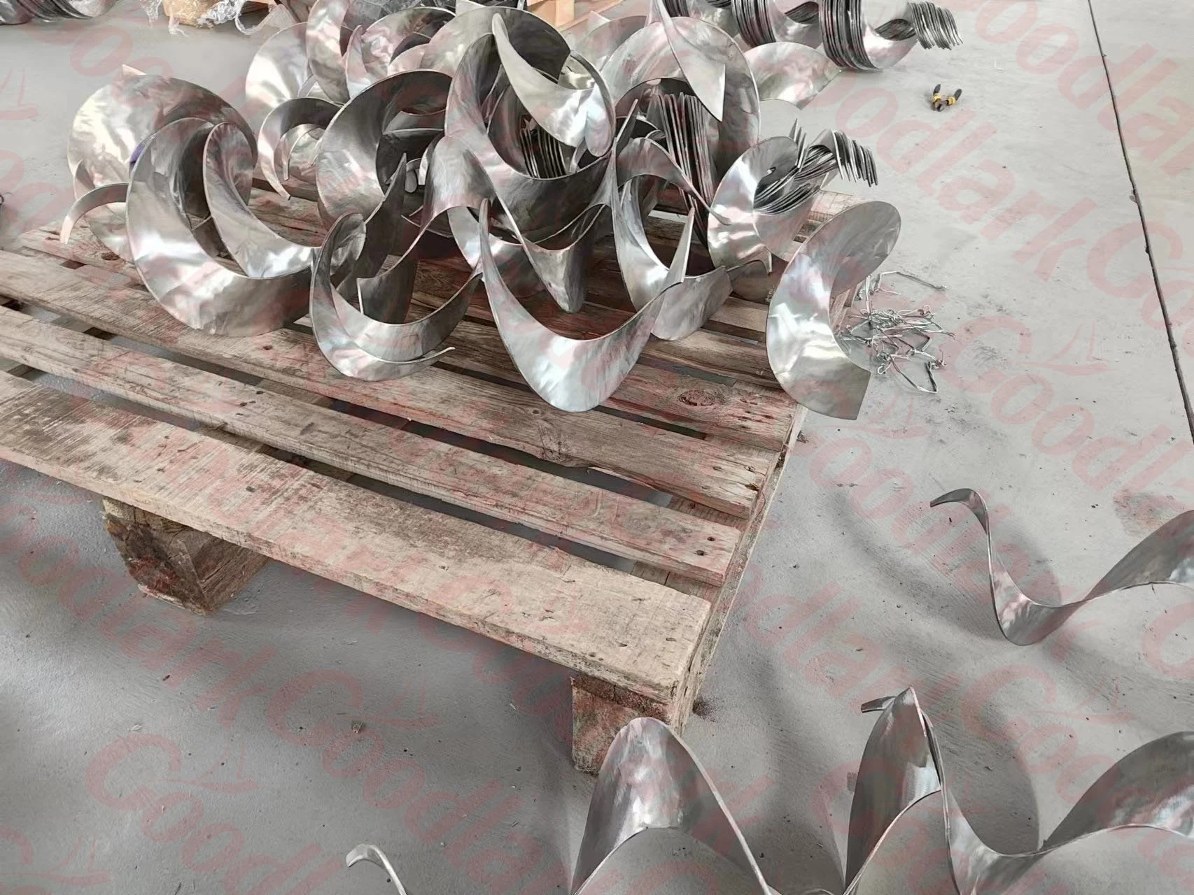High Quality Spiral Blade Continuous Cold Rolling Blade Helical Blade of Screw Conveyor