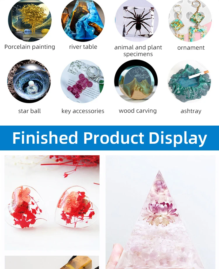 Hot Sale Crystal Epoxy Resin Starter Kit Diy Jewelry Silicone Mold 24