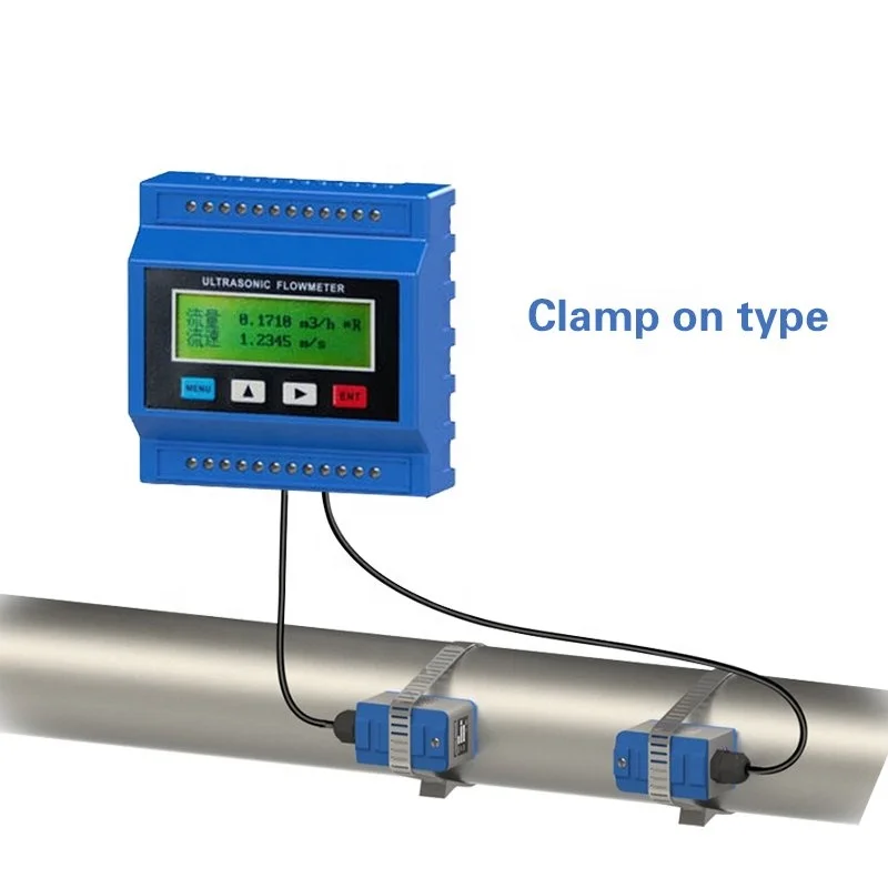 Holykell Clamp on Pipe Line Module Type Ultrasonic Flow Meter