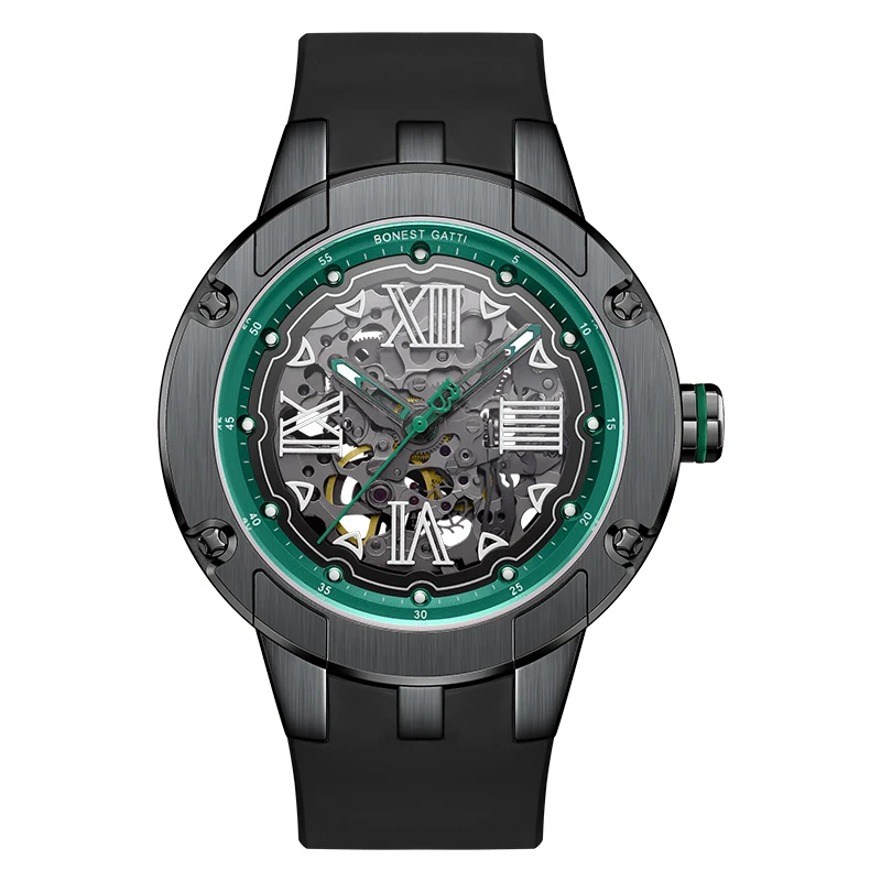 High Quality New Design 5 ATM Waterproof Luminous Automatic Mechanical Man