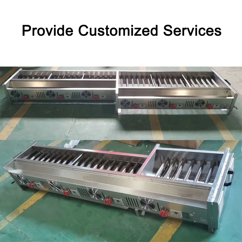 A8 Professional Stainless Steel Gas BBQ Grill Controls 2 for Natural Gas or LPG for Kebaba