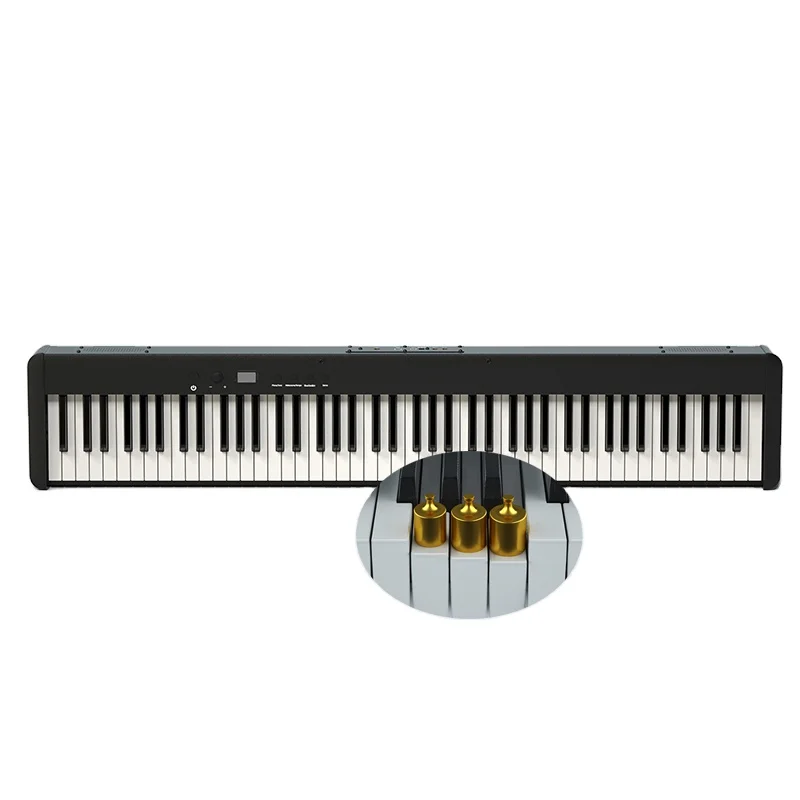 New Arrival Digital Piano Keyboard with Double HIFI Speaker and Vibrate Function Hammer Action Piano Keyboard