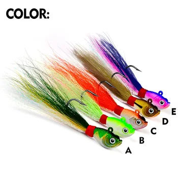In-stock Stainless Steel Live Bait Lead Fish Long Cast Sinking Small Iron Plate Feather Hook Hard Bait Upturned Hook – Hard Lure – view 2