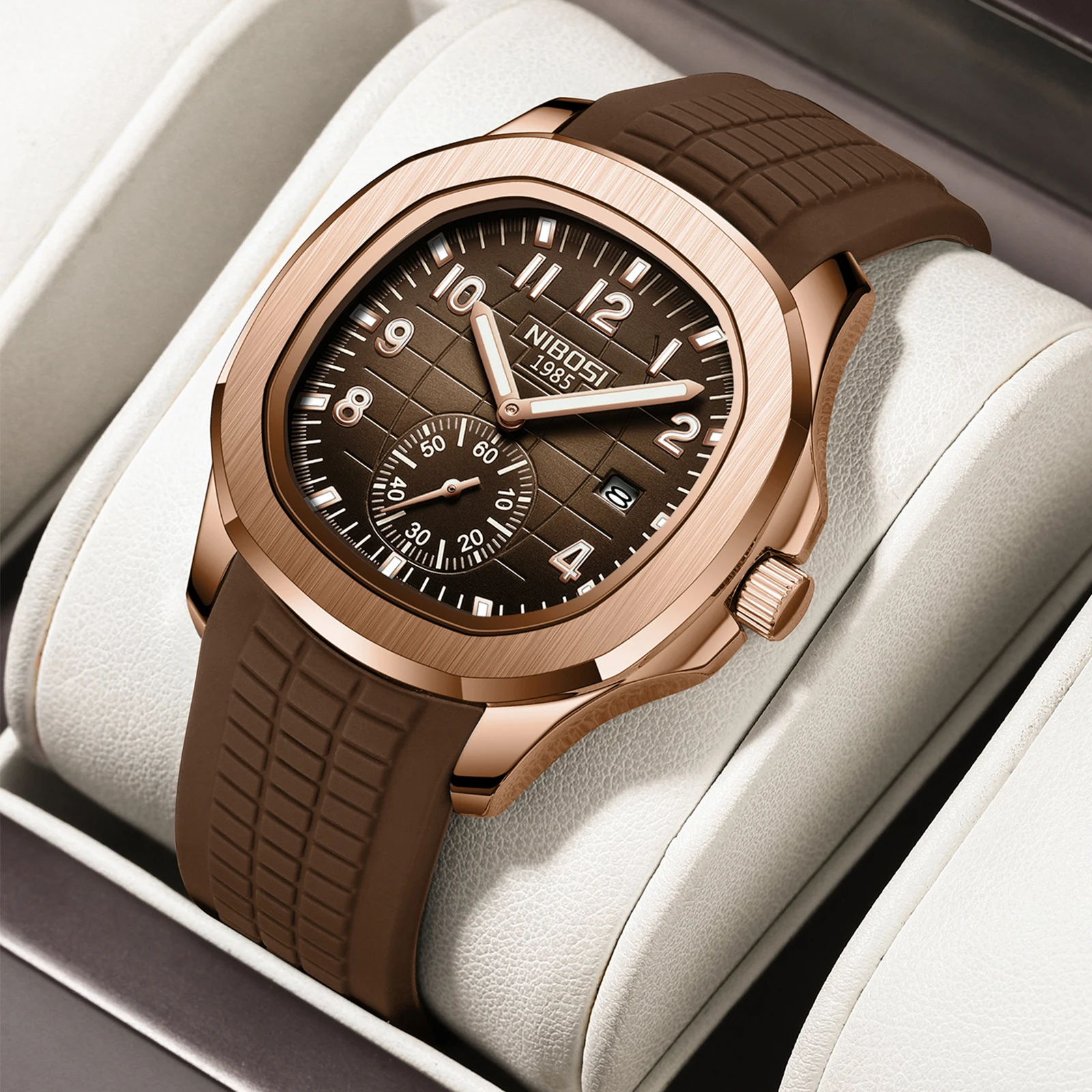 NIBOSI 2653 Men's Watch - Stylish Stainless Steel Chronograph