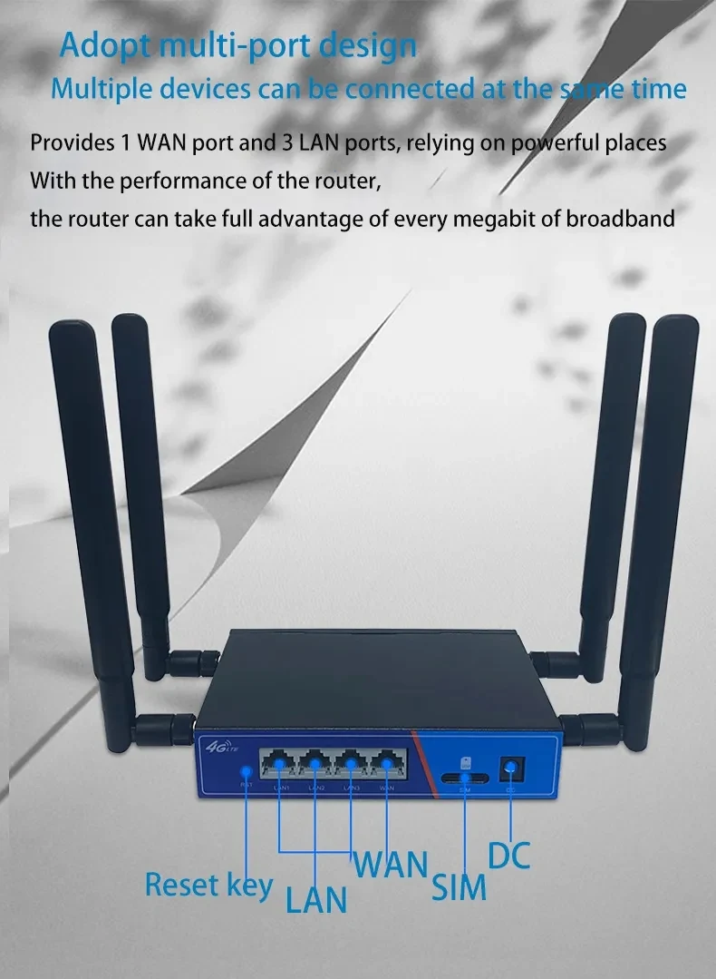 4g Cpe Wifi Modem Industrial Wireless Router Mt7628 300mbps Openwrt 4g ...