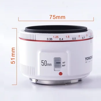 YONGNUO YN50mm F1.8 II Large Aperture Auto Focus Lens Small Lens YN 50MM 0.35m 1.15ft Super Effect for  for
