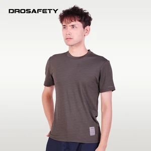 Latest Design Oil Gas Mining Fireproof Modal Aramid Stretch Work T-Shirt