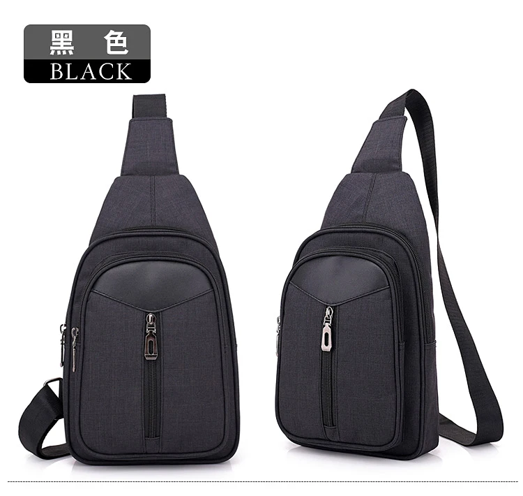 Chest bag men's backpack 2021 new casual waist bag canvas mobile phone small  shoulder bag