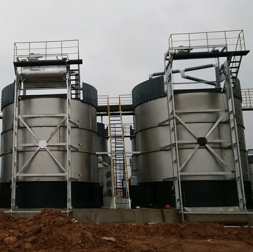 Langlebiger Organischer Dnger-Fermentationstank Fermentationsturm  Hhnermist-Kompostiermaschine
