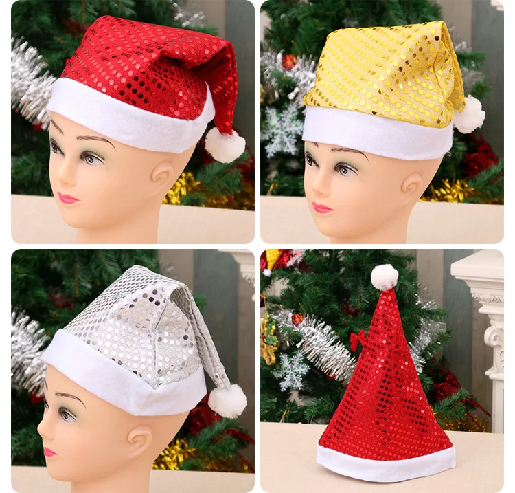 2024 Merry Christmas Models Factory Christmas Hat With Light High ...