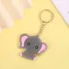 Little elephant with pink ears