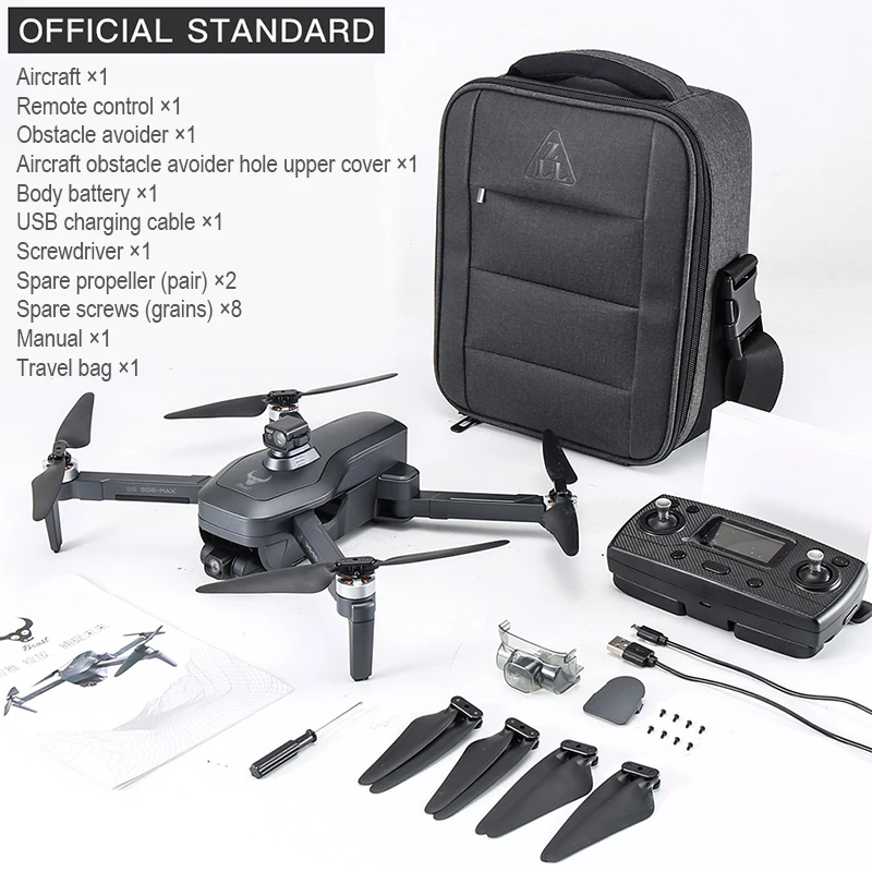 4K 3-осевой и портативный монопод с шарнирным замком камера бесщеточный карданный мотор от препятствий Drone Sg906