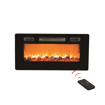 Burning Decor Flame Electric Fireplace Heater Inseter Wholesale Freestanding Realistic Wood Indoor Room 2000w Living Room CN;ZHE