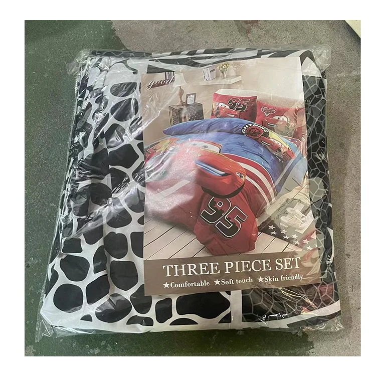 Stock Bed Sheets Set Clean And Cheap Bedsheet With Pillow Case Bundle