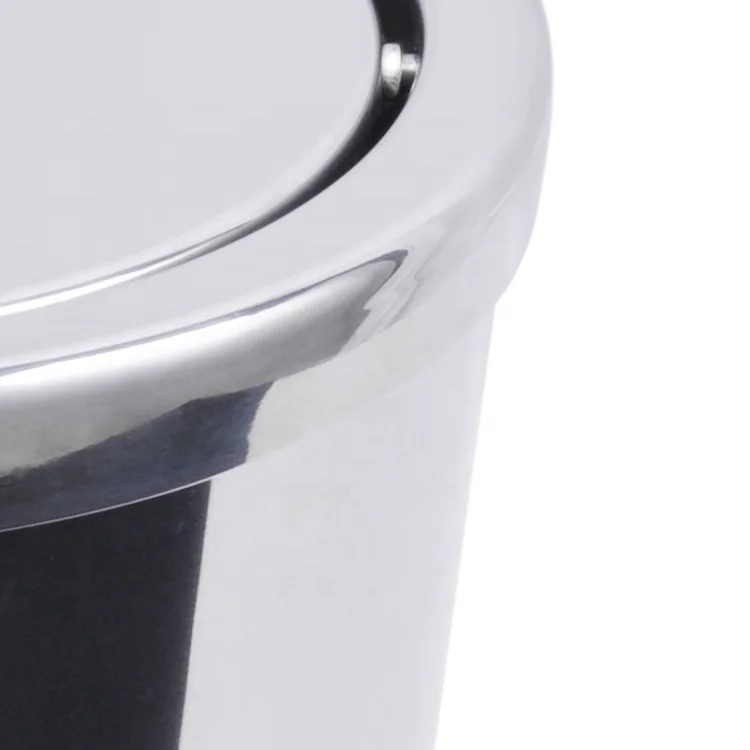 Mini Trash Can with Lid Small Tiny Mini Countertop Trash Cans for Desk Car Office Kitchen Swing Top Trash Bin