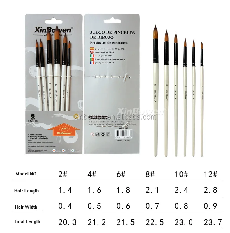 Xinbowen Brand Environment Friendly Artist Brush Set,Factory Supply