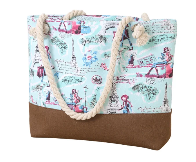 Wholesale New Design Item Metallic Pineapple Cotton and Polyester Large Size Beach Bag Eva Summer Tote Beach Bag