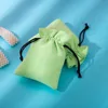 Five green wood ear mushrooms with drawstring