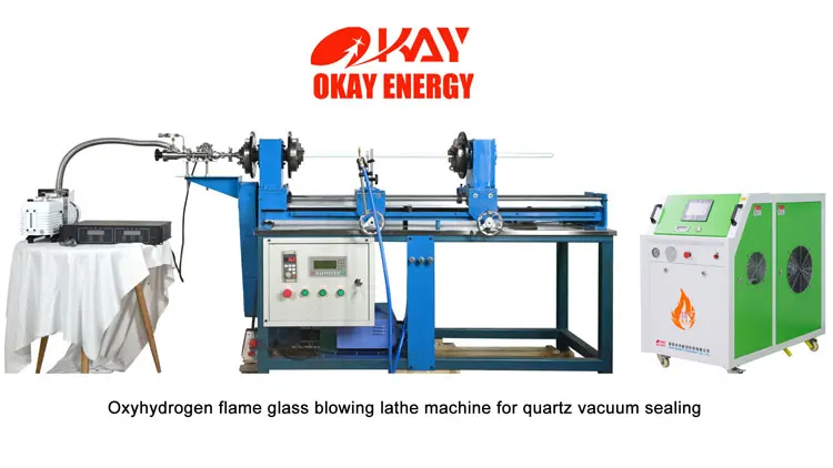 Materials Laboratory Testing Horizontal Glass Working Lathe Glass Blowing Lathe Machine for Sale