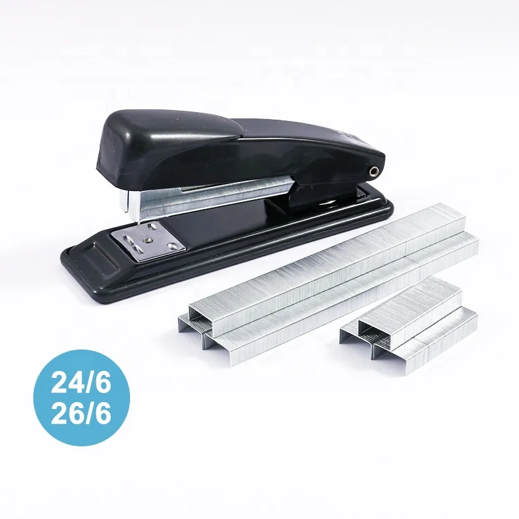 Хит продаж 100% QC проверка полуполоски высокое качество офисный Рабочий стол стандарт 20 листов бумажный ручной канцелярский металлический степлер