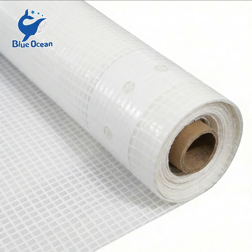 Heavy Duty Scaffold Sheeting 12 Mil  13' by 100' Reinforced PE Flame Retardant UV Treated Construction Wrap Scaffold Sheeting
