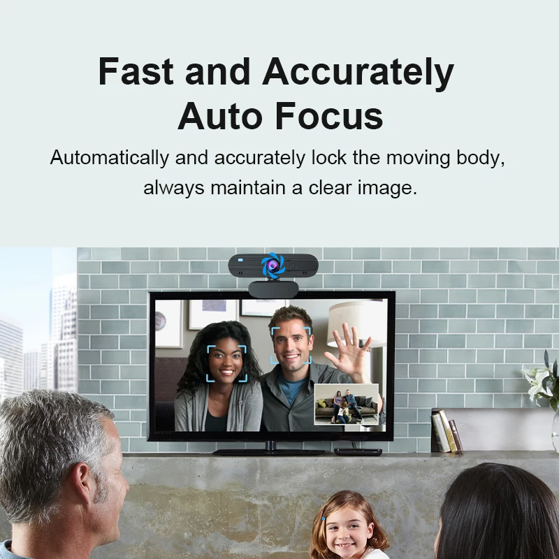 Anywii Android Tv Box Support Webcam Video Call Skype Web Cam Full hd 1080p Rotatable Webcam With Microphone