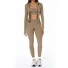 Soutien-gorge+legging+veste kaki