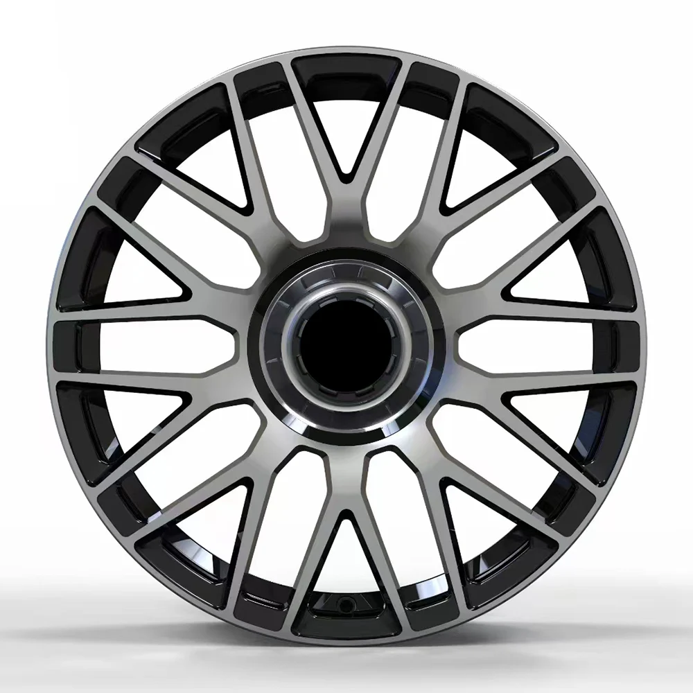 Hllwhells benzC200 car rims 18 inch 5x112 customized alloy forged shiny black bbs forged wheels 999040
