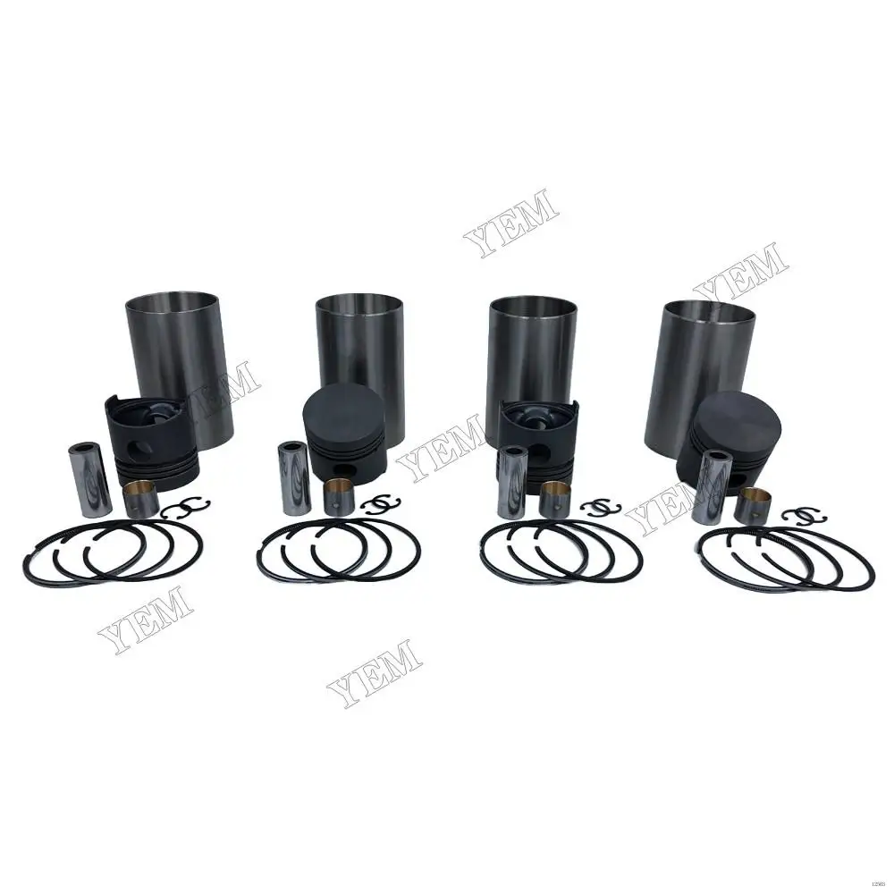 V1502 Rebuild Kit With Cylinder Liner Piston Ring for Kubota