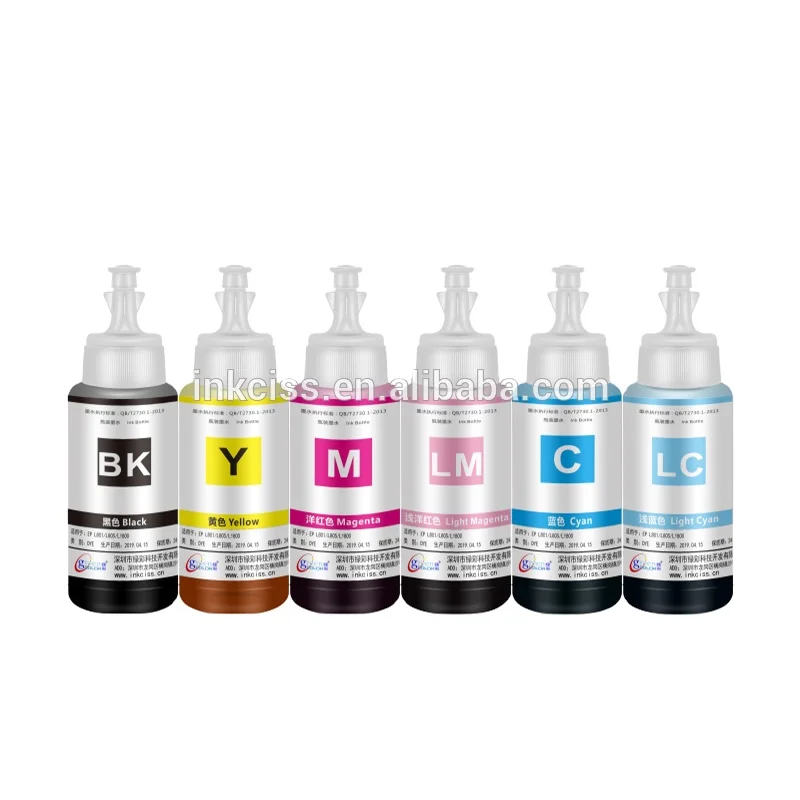 70 мл бутылка пополнения чернил для Epson чернила t673 673 принтера L1800 nk 674 L850 L805