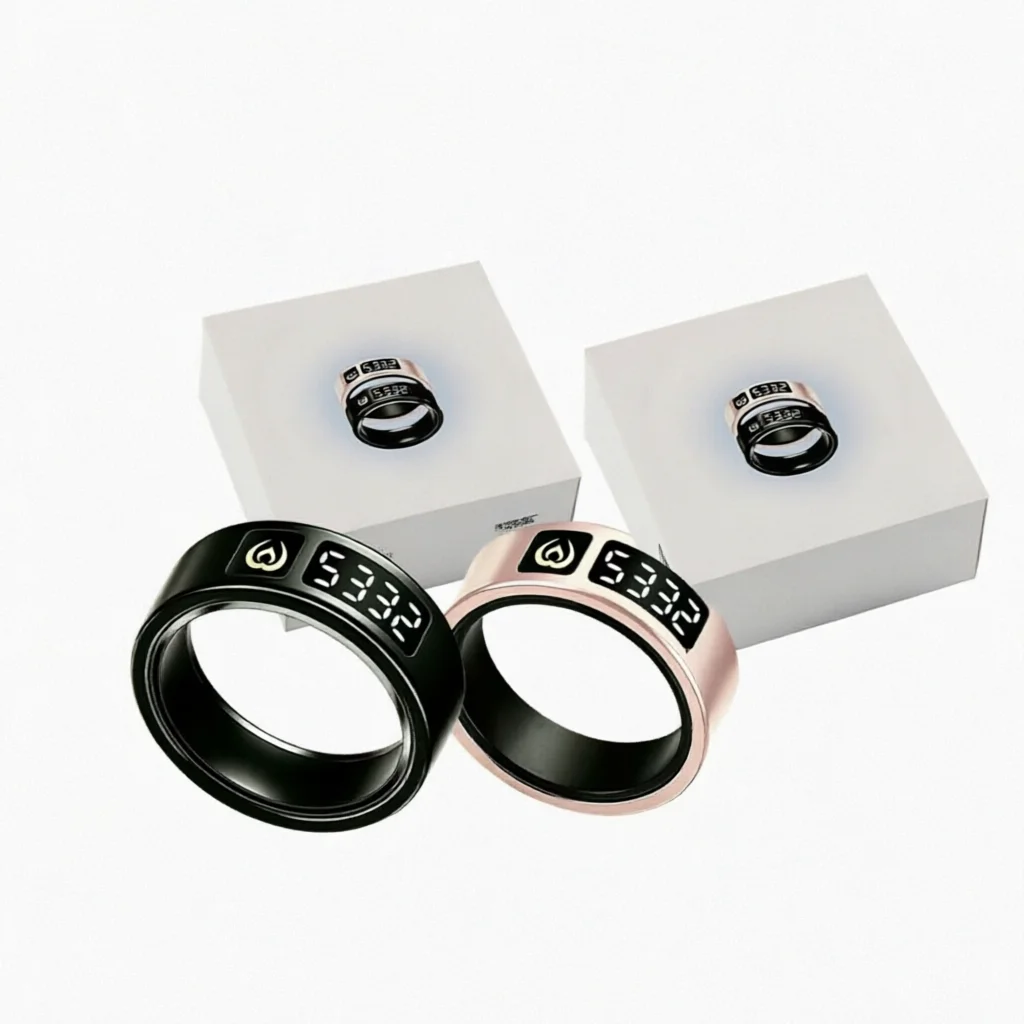Wholesale Muslim Zikr Ring App Control Smart Counter Praise Tasbih Tally Counting Electronic Rosary OLED Display Alloy Steel