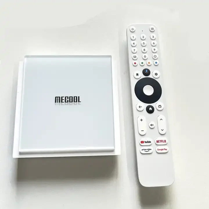 2024 New Mecool KM2 Plus Deluxe S905x4 Google Certified Gaming TV BOX 4GB 32GB Android 11 ATV OS WIFI Set Top Box 4k Smart TvBox