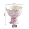 Dessert cup  purple cake