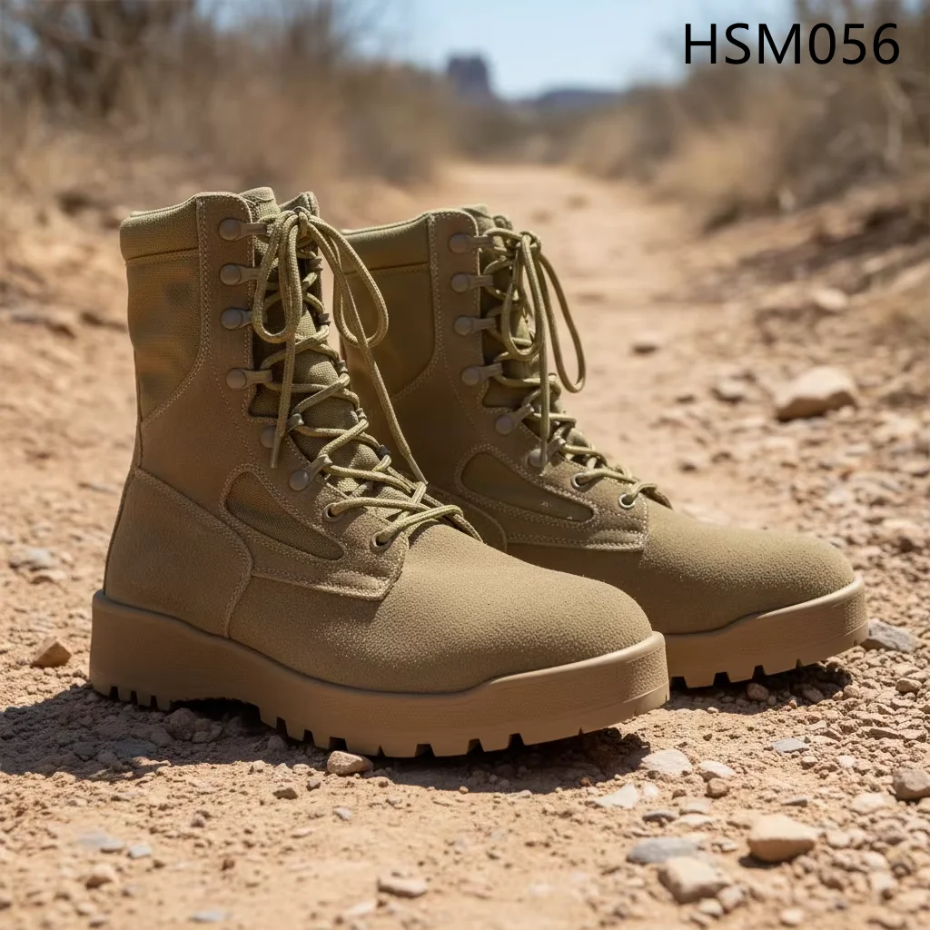 HY, fornitura diretta da fabbrica di stivali da combattimento Belleville in camoscio di vari colori, molto popolari in Egitto, spedizione rapida, nuovi stivali da combattimento modello HSM056