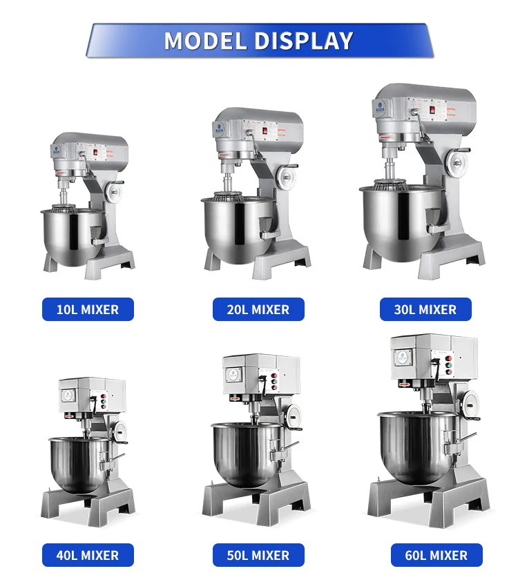 Commercial Stainless Steel 48kg 10 Litre Dough Mixer 10l Bakery Bread