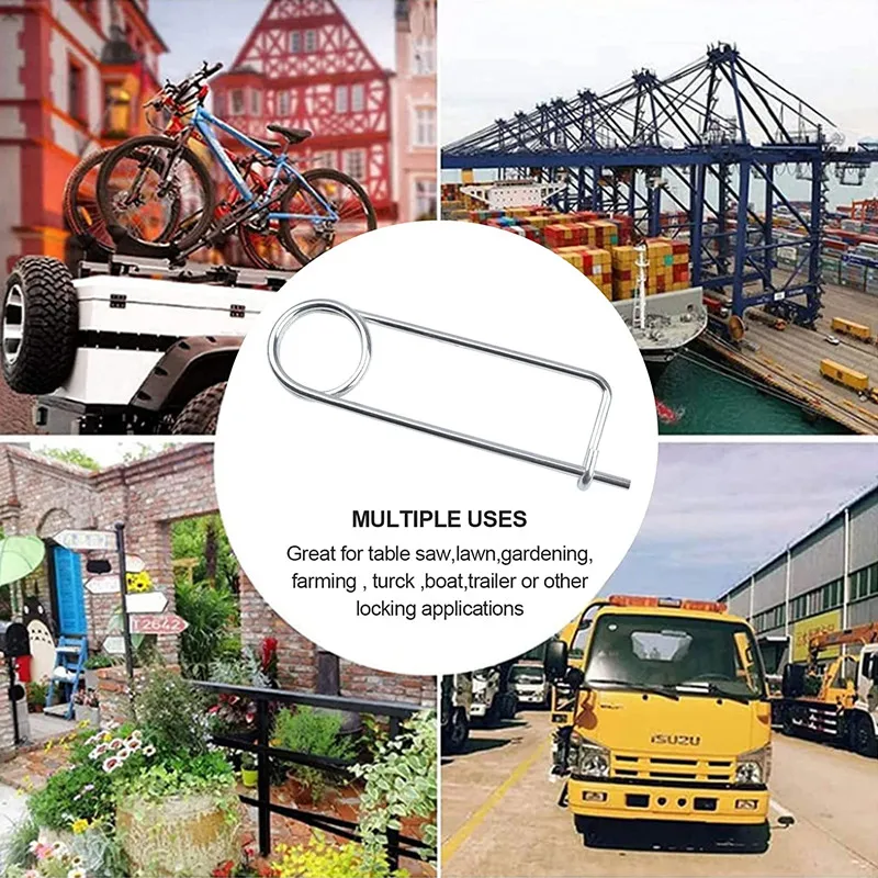 Custom Quick Release Key Easy Locking Pin Wire Lock Safety Cotter Pin