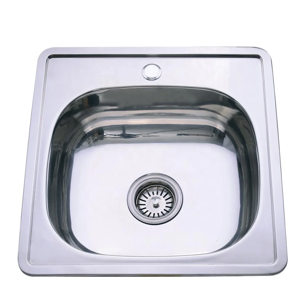 Cheap Fancy Wash Basin Price in Pakistan Circular One Bowl Sink One Bowl Roundness Rectangular Stainless Steel Basin Sink