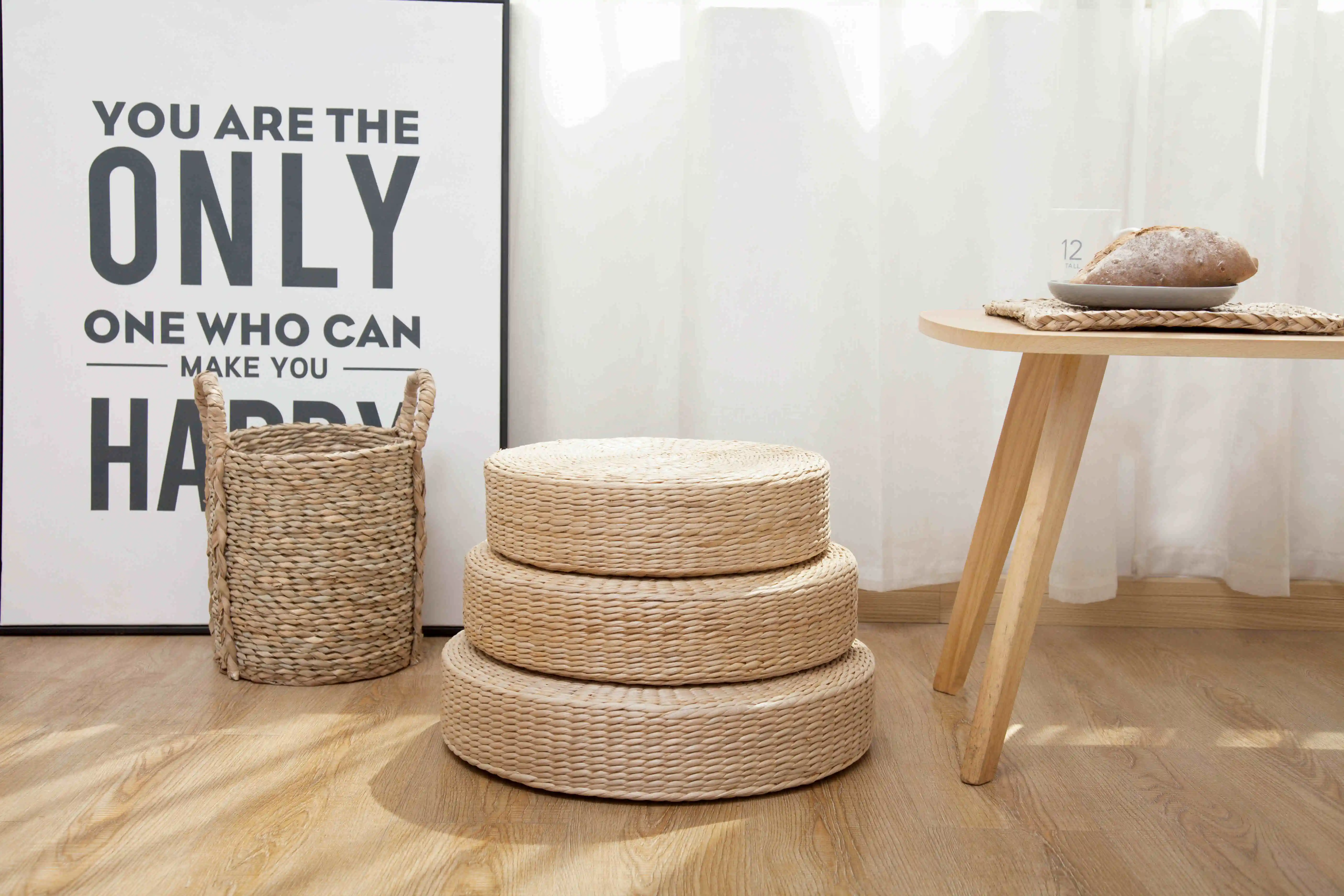 Sea Grass Straw Material High Quality Home Handmade Woven Decorative